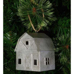 Best Sale ๐ Australian House & Garden Eucalyptus Paper Barn House Ornament In Silver ๐ฏ