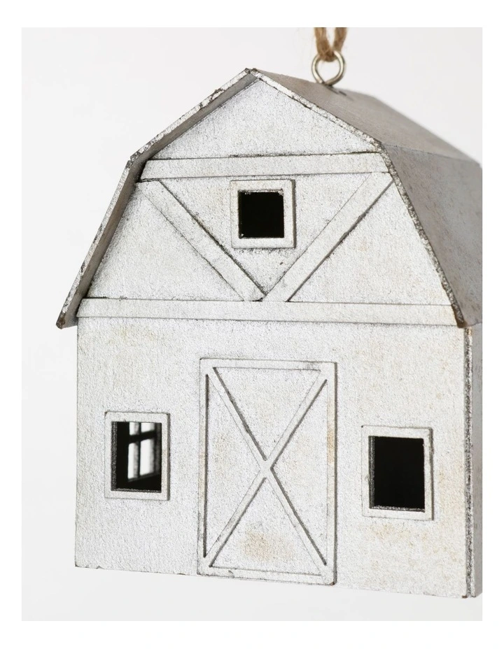 Best Sale π Australian House & Garden Eucalyptus Paper Barn House Ornament In Silver π― - Image 3