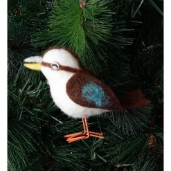 Flash Sale ✨ Australian House & Garden Eucalyptus Felt Kookaburra Bird OrnamentBrown: 10cm 🔥