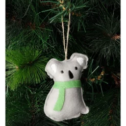 Coupon ✔️ Australian House & Garden Eucalyptus Grey Stitched Fabric Koala Hanging Ornament ⭐