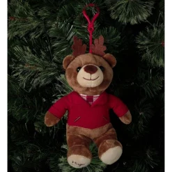 Best deal 🧨 Myer Giftorium Hugo 2022 Charity Bear Fabric Hanging Plush 13 Cm In Red 🧨