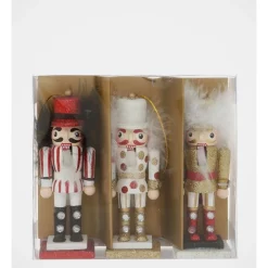 Best reviews of 💯 Myer Giftorium Heirloom Set Of 3 Wooden Nutcraker Ornaments ❤️