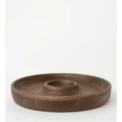 Brand new ๐ Heritage Walnut Look Chip And Dip Tray 35cm X 5cm โค๏ธ