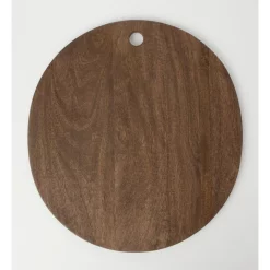 Best deal ❤️ Heritage Walnut Look Round Serving Board 50x1.5cm 🤩