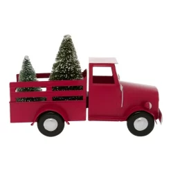 Best deal ❤️ Myer Giftorium Heirloom 28cm Red Metal Truck With 🎄 Christmas Tree On The Back 🎉