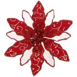 Buy ๐ Myer Giftorium Heirloom Velvet & Mesh Flower Clip Decoration ๐
