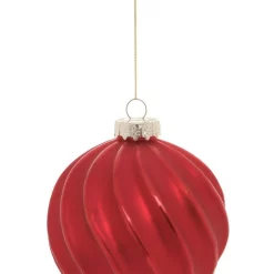 Flash Sale 🛒 Myer Giftorium Heirloom Swirl Ribbed Bauble 👍