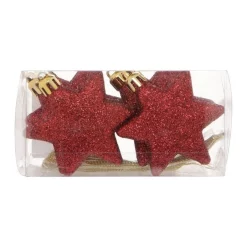 Brand new ๐ Myer Giftorium Heirloom 8 Pieces Red Glitter Star Pack ๐