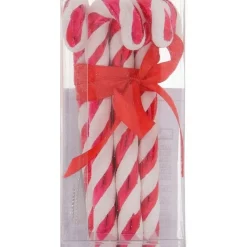 New ⌛ Myer Giftorium Merry & Bright Set Of 6 🍬 Candy Cane Ornaments 🛒