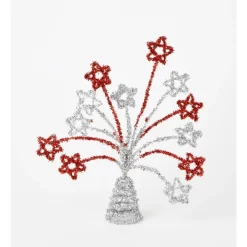 Top 10 🎁 Myer Giftorium Merry & Bright Tinsel Star Spritzer Tree Topper In Red/Silver 🎉