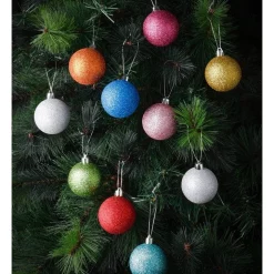 Best deal 🎁 Myer Giftorium MB 10 Pk Shatterproof BaublesRainbow: 6cm 🔔