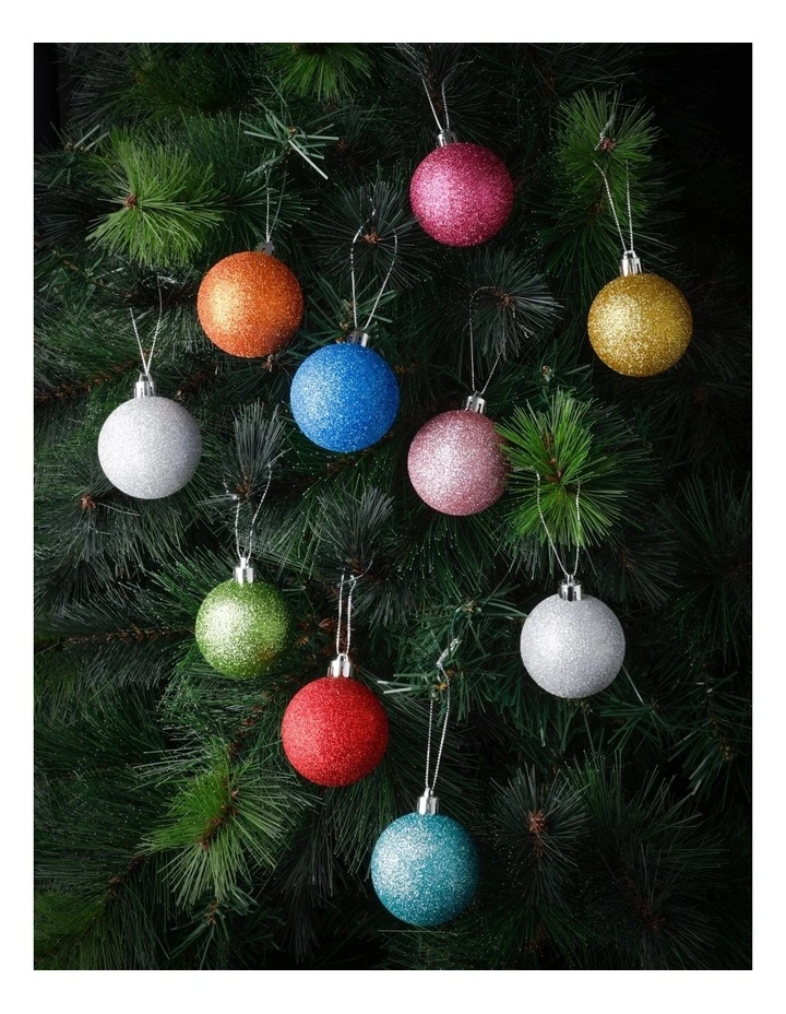 Best deal π Myer Giftorium MB 10 Pk Shatterproof BaublesRainbow: 6cm π