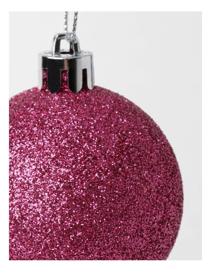 Best deal π Myer Giftorium MB 10 Pk Shatterproof BaublesRainbow: 6cm π - Image 3