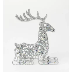 Top 10 🧨 Myer Giftorium Luxe Metal Bejewelled Glitter Sitting Reindeer Decoration 😍