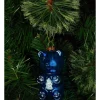 Promo ⌛ Myer Giftorium Merry & Bright Glass 🍬 Candy Bear Ornament In Blue 👏