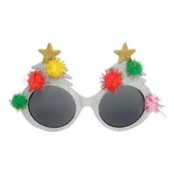 Flash Sale 🧨 Myer Giftorium Merry & Bright Silver Tree With Pom-Pom Plastic Party Glasses 🔔