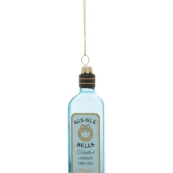 Buy 😉 Myer Giftorium Merry & Bright Gin-gle Bell Gin Bottle Hanging Ornament ❤️