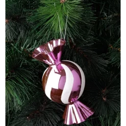 Outlet 😉 Myer Giftorium Merry & Bright Plastic 🍬 Candy OrnamentPink: 12cm ⌛