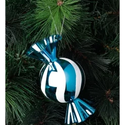 Best deal 🌟 Myer Giftorium Merry & Bright Plastic 🍬 Candy OrnamentBlue: 12cm 👍