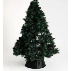 Hot Sale ⭐ Myer Giftorium Modern Holiday Woven Round Tree Collar In Black 😍