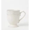 New 🛒 Heritage Luxe Vintage Scalloped Mug Set Of 2 In White 🥰