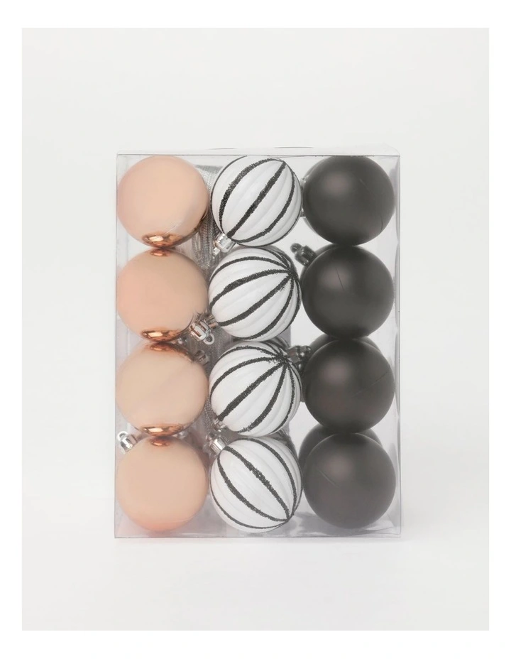 Discount π― Myer Giftorium Merry & Bright Shatterproof Baubles 25 Pack In Multi π - Image 2