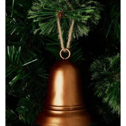 Discount 🧨 Myer Giftorium Modern Holiday Metal Bell Ornament 10 Cm In Bronze 🛒