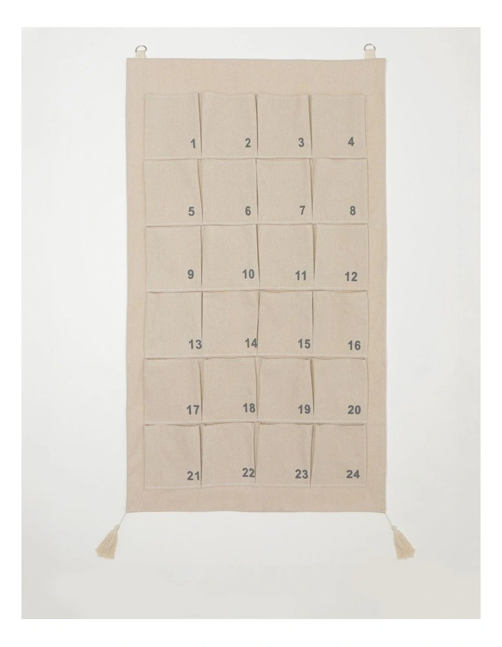 Wholesale β€οΈ Australian House & Garden Eucalyptus Fabric Hanging CalendarWhite: 70 Cm π