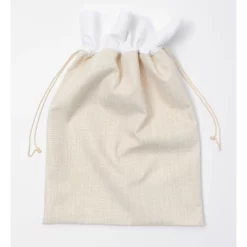Best reviews of 👍 Myer Giftorium Modern Holiday Fabric Plain 42cm Gift Sack In White 🔔