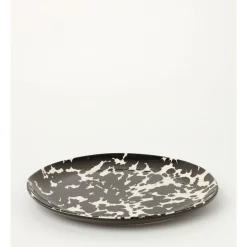 Wholesale 👏 Vue Eclipse Irregular Round Platter Large In Black/White 😀