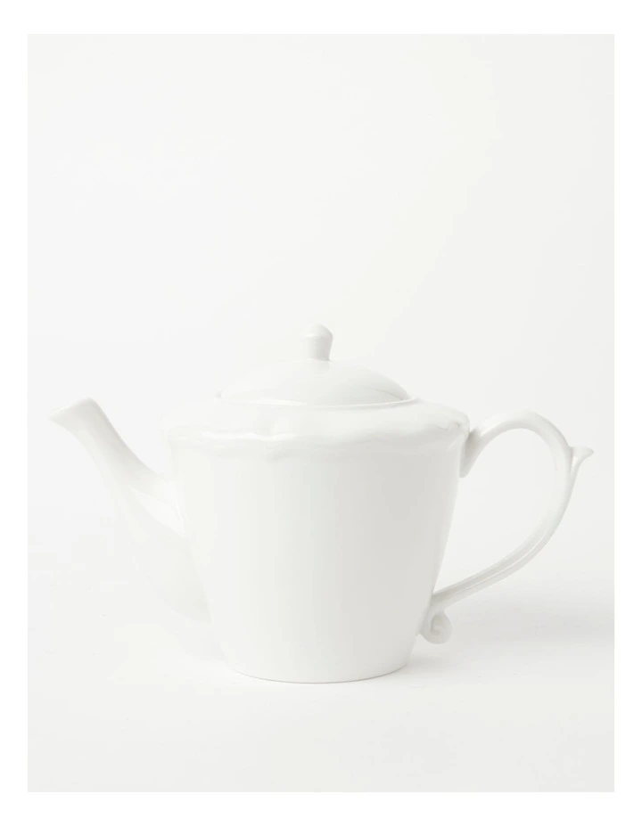 Flash Sale π Heritage Scalloped Teapot White π