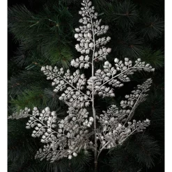 Cheap 🎉 Myer Giftorium Luxe Champagne Glittered Faux Fern Leaf Spray Pick 💯