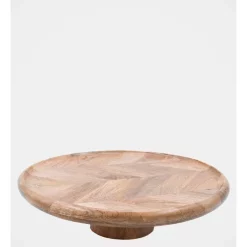 Budget 🧨 Heritage Herringbone Wood Cake Stand 😉