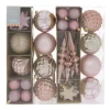 Best deal ✨ Myer Giftorium Luxe Assorted Champagne & Pink Shatter-Resistant Ornaments 50pk 👏
