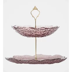 Best Sale 😍 Heritage Luxe Romance Cut 2 Tier Cake Stand In Pink 😀