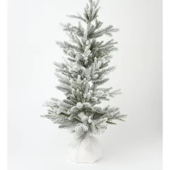 Hot Sale 😍 Myer Giftorium Luxe Flocked Table Tree With Velvet Base In White 👍