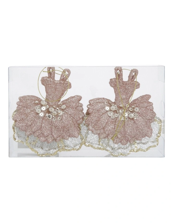 Best Pirce β¨ Myer Giftorium Luxe 2 Pieces Plastic Lilac Glitter Ballet π Dress W/ Pearls N Sequins βοΈ