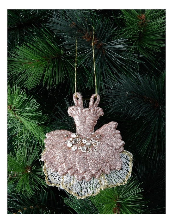 Best Pirce β¨ Myer Giftorium Luxe 2 Pieces Plastic Lilac Glitter Ballet π Dress W/ Pearls N Sequins βοΈ - Image 3