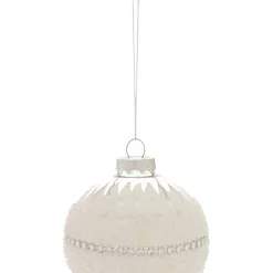 Deals ๐งจ Myer Giftorium Luxe Pearl-Encrusted Bauble 8cm โค๏ธ