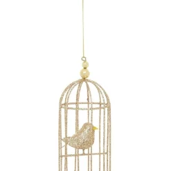 Coupon ๐ฅฐ Myer Giftorium Luxe Champagne Glittered Wire Birdcage Hanging Ornament ๐
