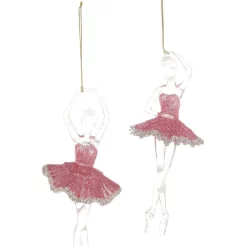 Best Sale ๐ฅ Myer Giftorium Luxe Pink Plastic Glitter Ballerina Wearing Glitter Pink Tutu Assorted ๐