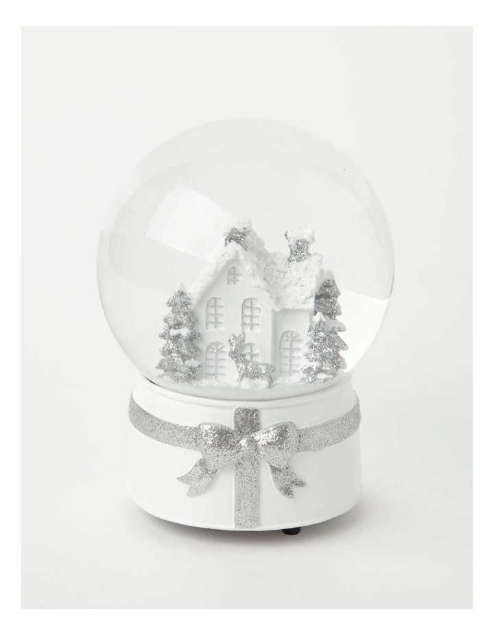 Best deal π Australian House & Garden Eucalyptus Polyresin House & Trees Musical SnowglobeWhite/Silver: 21cm π