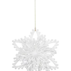 Cheapest ✨ Myer Giftorium Luxe White Glitter Plastic Layered Snowflake 😉