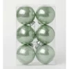 Discount 👍 Australian House & Garden Eucalyptus 6Pk Plastic Clear Bauble With GlitterGreen: 8 Cm 🎉