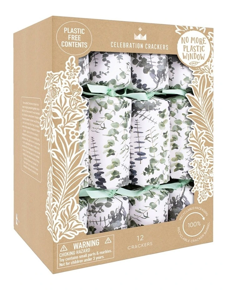 Best Sale π Celebration Crackers Eucalyptus Foliage FSC Bonbon Crackers 30 Cm In Green/White π₯°