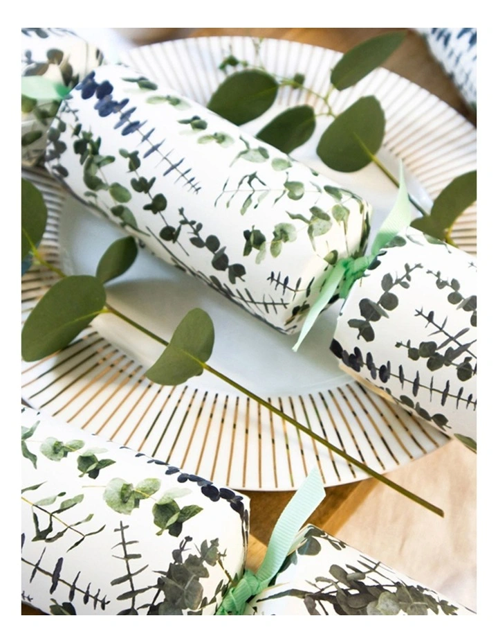 Best Sale π Celebration Crackers Eucalyptus Foliage FSC Bonbon Crackers 30 Cm In Green/White π₯° - Image 3