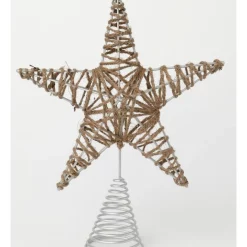 Best Pirce 🤩 Australian House & Garden Eucalyptus Metal Jute Wrapped Star Tree TopperNatural: 33cm ✔️