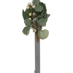 New 👍 Australian House & Garden Eucalyptus Wreath Holder With Faux Berries & Pinecones ⭐