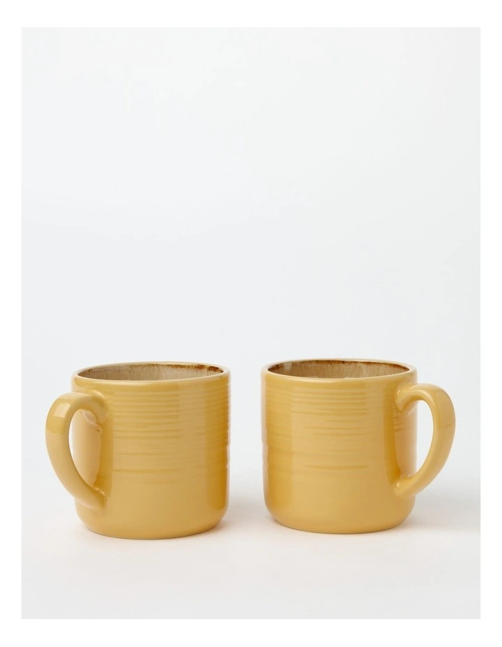 Best Pirce π Australian House & Garden Esperance Mug Set Of 2 In Yellow β